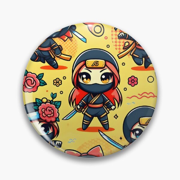 Item preview, Cute Chibi ninja pattern 16.0 designed and sold by StickyGuys.