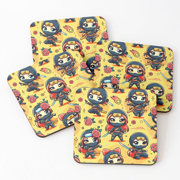 Item preview, Cute Chibi ninja pattern 16.0 designed and sold by StickyGuys.