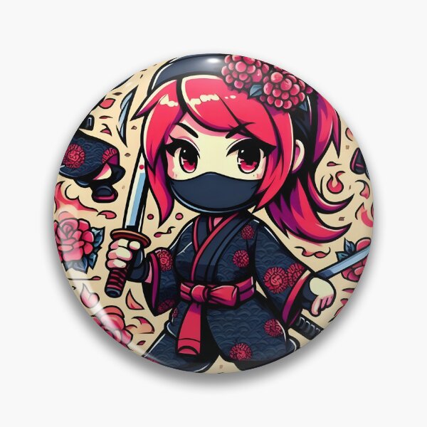 Item preview, Hot Chibi ninja pattern 17.0 designed and sold by StickyGuys.