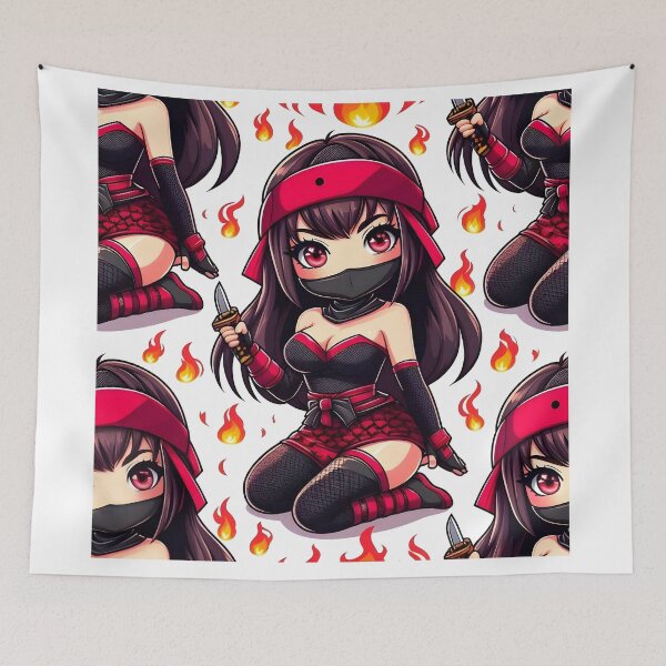 Item preview, Hot Chibi ninja pattern 18.0 designed and sold by StickyGuys.