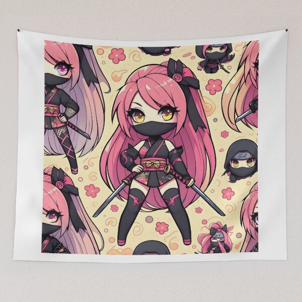 Item preview, Hot Chibi ninja pattern 19.0 designed and sold by StickyGuys.