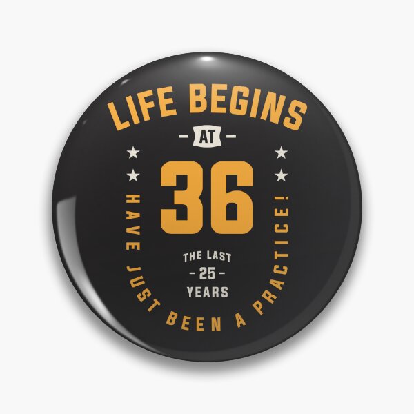 Item preview, Life Begins at 36 - 36th Birthday designed and sold by cidolopez.