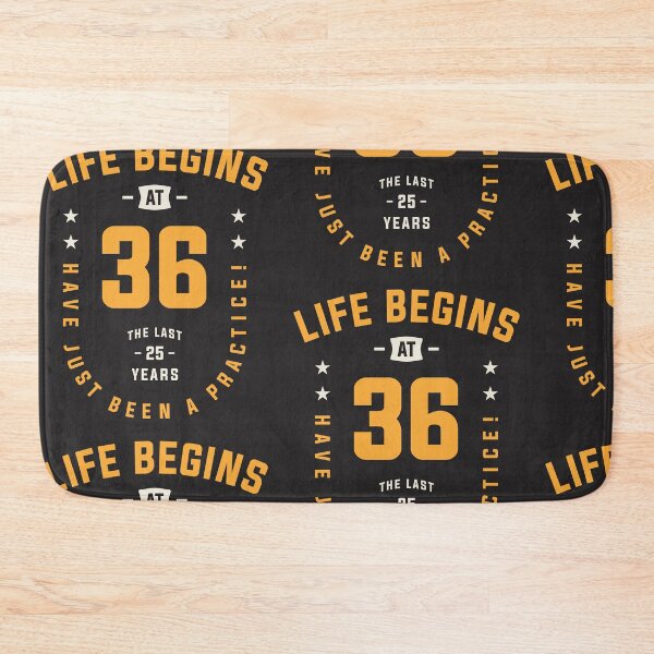Item preview, Life Begins at 36 - 36th Birthday designed and sold by cidolopez.