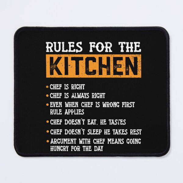 Item preview, Rules Of The Kitchen Funny Master Cook Restaurant Chef Joke designed and sold by GrahamEllis.