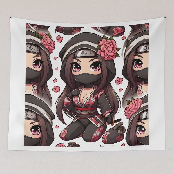 Item preview, Hot Chibi ninja pattern 22.0 designed and sold by StickyGuys.