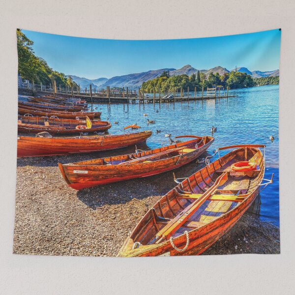 Item preview, Derwentwater Lake, Boats And Mountains designed and sold by Paul Thompson Photography.