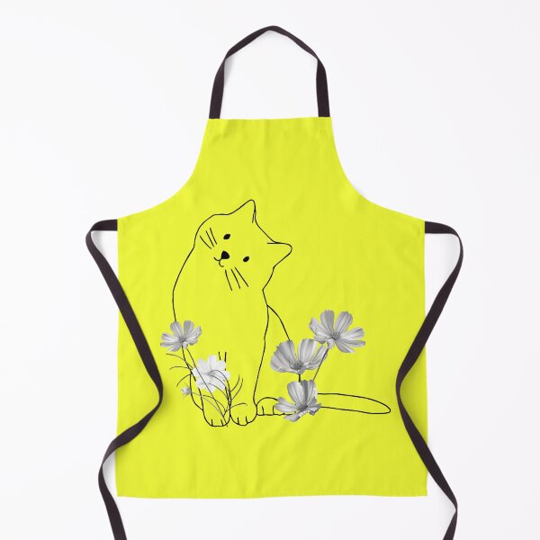 Item preview, Cute Cat and Flowers designed and sold by goldcov.