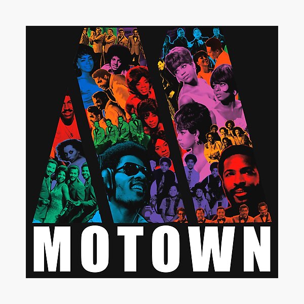 Artikel-Vorschau von Tamla Soul Motown Collective Sechziger Siebziger Vintage Plattenlabel Collage Pop Art, designt und verkauft von Kludoman.