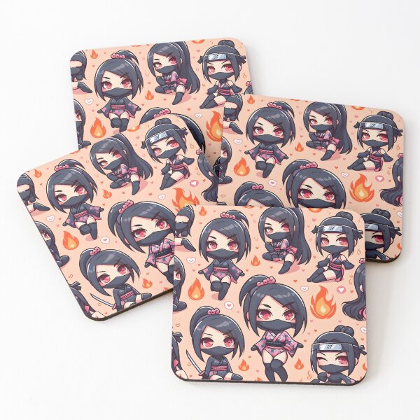 Item preview, Hot Chibi ninja pattern 23.0 designed and sold by StickyGuys.