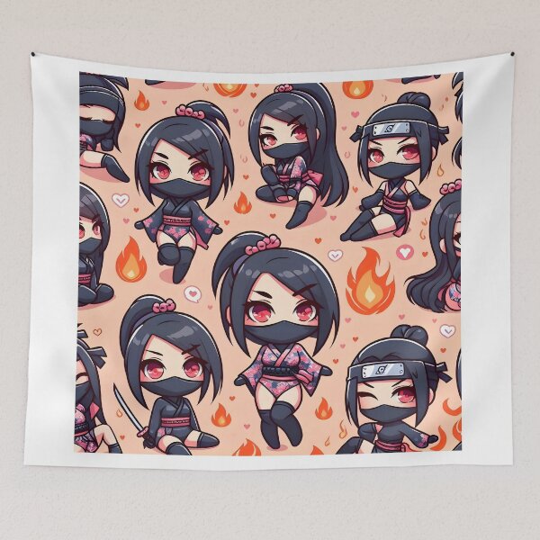 Item preview, Hot Chibi ninja pattern 23.0 designed and sold by StickyGuys.
