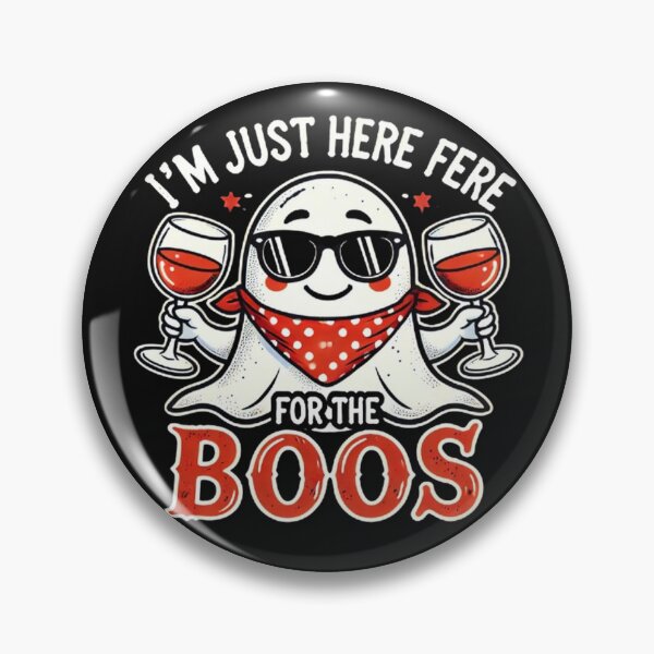 Item preview, I'm Just Here For The Boos Halloween Women Ghost Cute Funny designed and sold by SztylishDesigns.