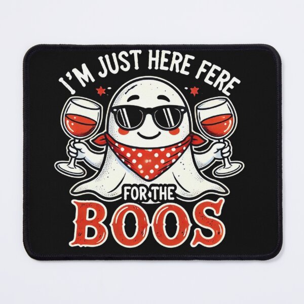 Item preview, I'm Just Here For The Boos Halloween Women Ghost Cute Funny designed and sold by SztylishDesigns.