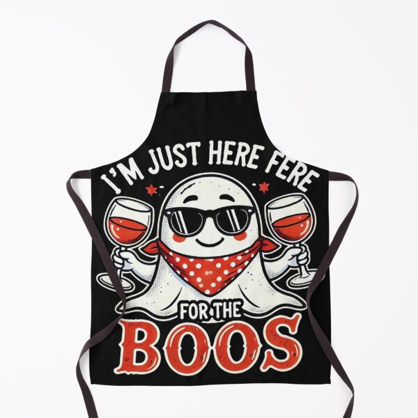 Item preview, I'm Just Here For The Boos Halloween Women Ghost Cute Funny designed and sold by SztylishDesigns.