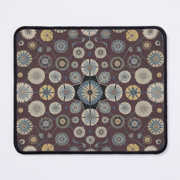 Item preview, Rich Burgundy Floral Pattern with Cream Details designed and sold by Dshoppin.