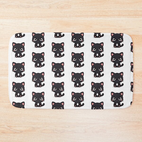 Item preview, Kawaii Black Cat Charm designed and sold by istoriadesign.