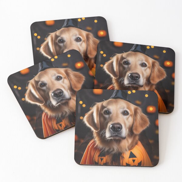 Item preview, Good Boy Halloween - golden retriever designed and sold by Trippin-Tito's.