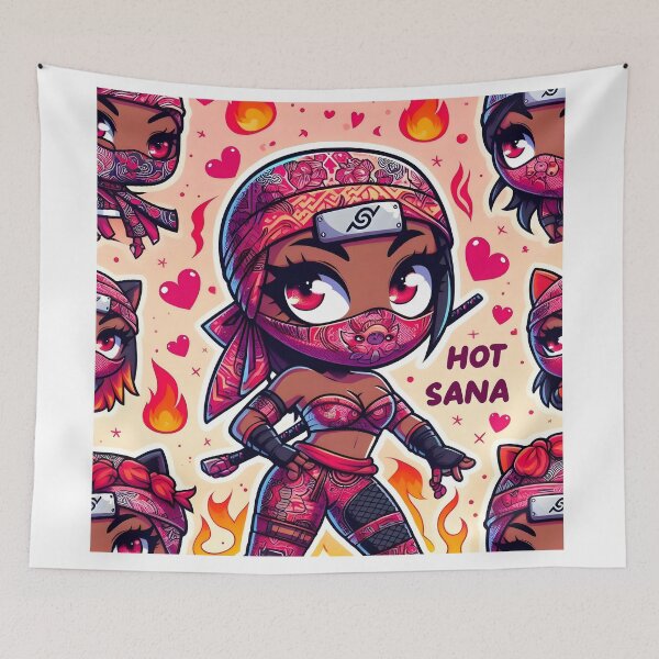 Item preview, Hot Chibi ninja pattern 25.0 designed and sold by StickyGuys.