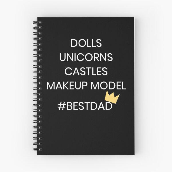 Item preview, Dolls Unicorns Castles Makeup Model BestDad Fathers Day Gif designed and sold by we1000.