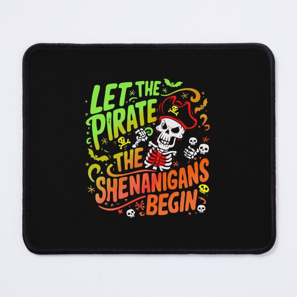 Item preview,  Halloween Skull Let The Pirate Shenanigans Begin designed and sold by box-artshop.