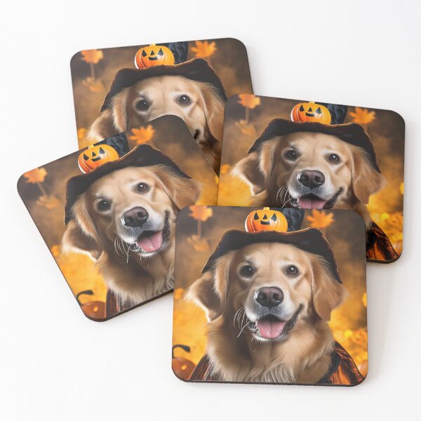Item preview, Good Boy Halloween - golden retriever designed and sold by Trippin-Tito's.