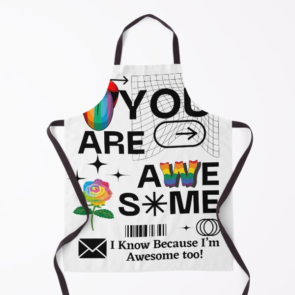 Item preview, You are Awesome - Rainbow (Black) designed and sold by BeeG2024.