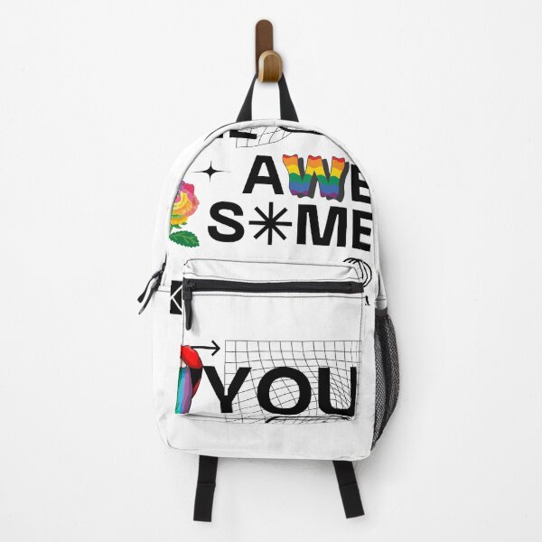 Item preview, You are Awesome - Rainbow (Black) designed and sold by BeeG2024.