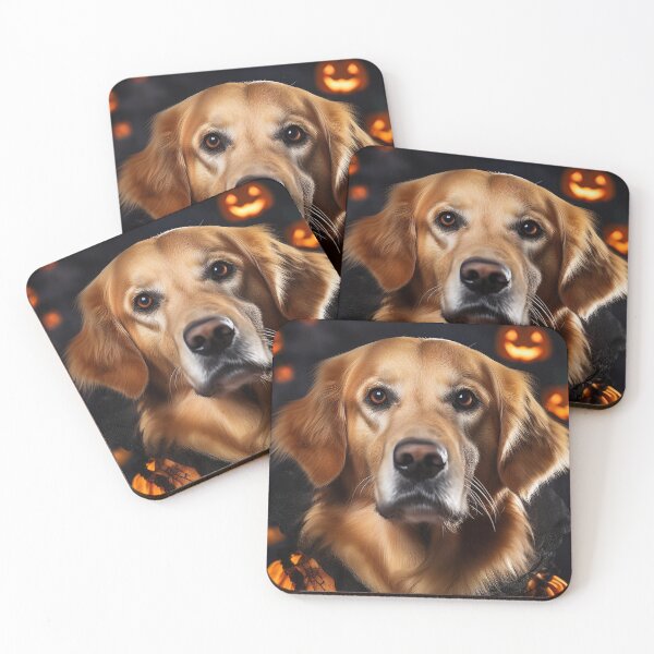 Item preview, Good Boy Halloween - golden retriever designed and sold by Trippin-Tito's.