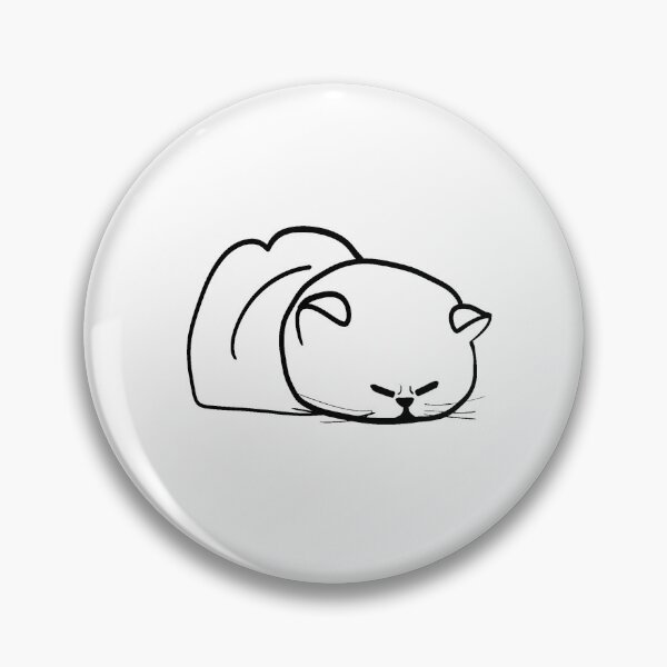 Item preview, White Cat Meme designed and sold by caos donut.