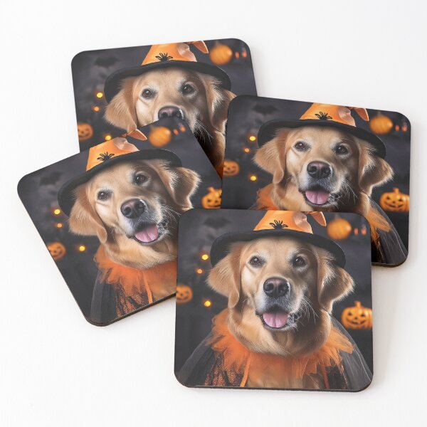 Item preview, Good Boy Halloween - golden retriever designed and sold by Trippin-Tito's.