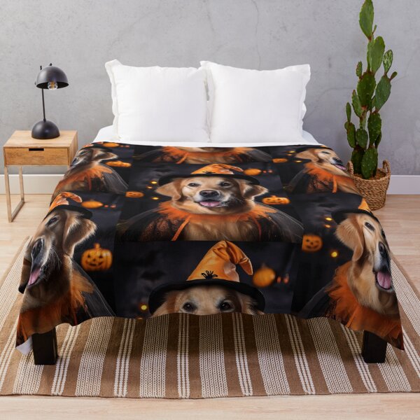 Item preview, Good Boy Halloween - golden retriever designed and sold by Trippin-Tito's.
