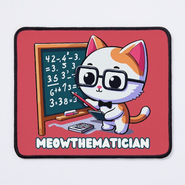 Item preview, Math Cat | Meowthematician designed and sold by McThingummy.