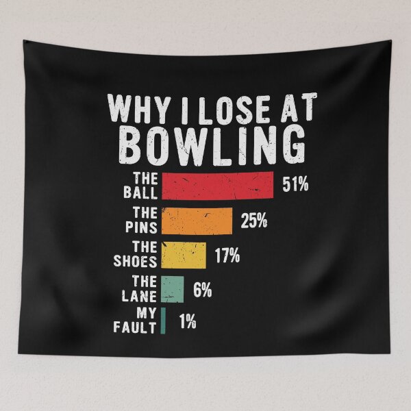 Item preview, Why I Lose At Bowling Funny Bowler designed and sold by GrahamEllis.