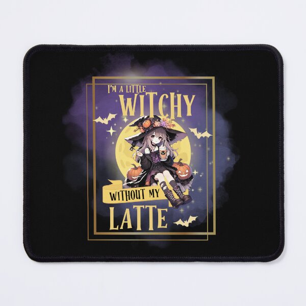 Item preview, Little Cute Witchy With Latte designed and sold by The Art of Kkatarynka.