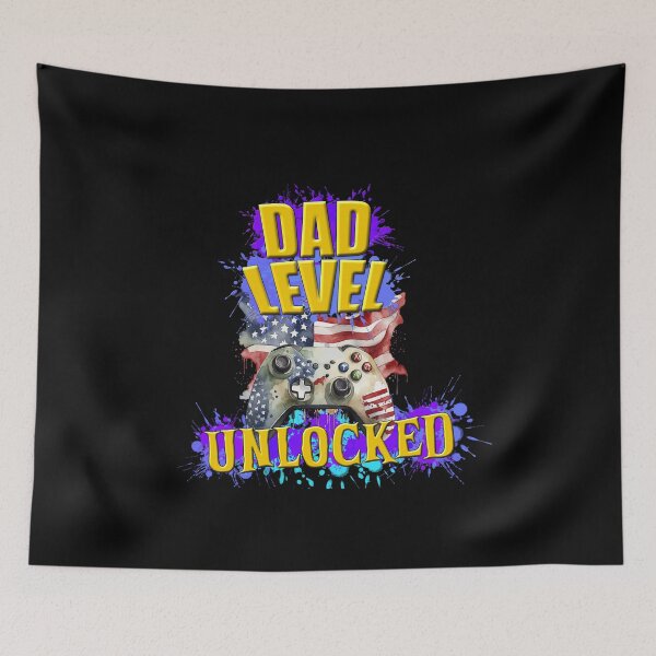 Item preview, DAD LEVEL UNLOCKED – Father's Day Gift Design for T-Shirts, Mugs & Stickers designed and sold by artedigital99.
