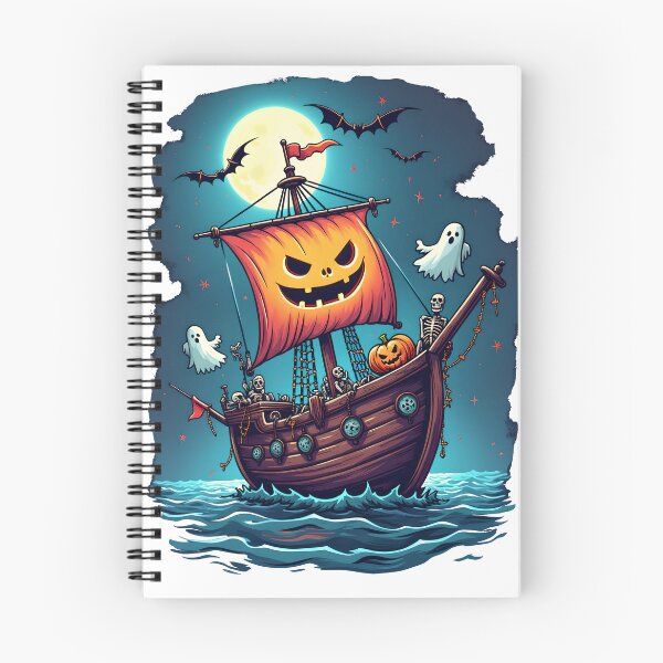 Item preview, Horror ship in halloween night designed and sold by kjp-design.