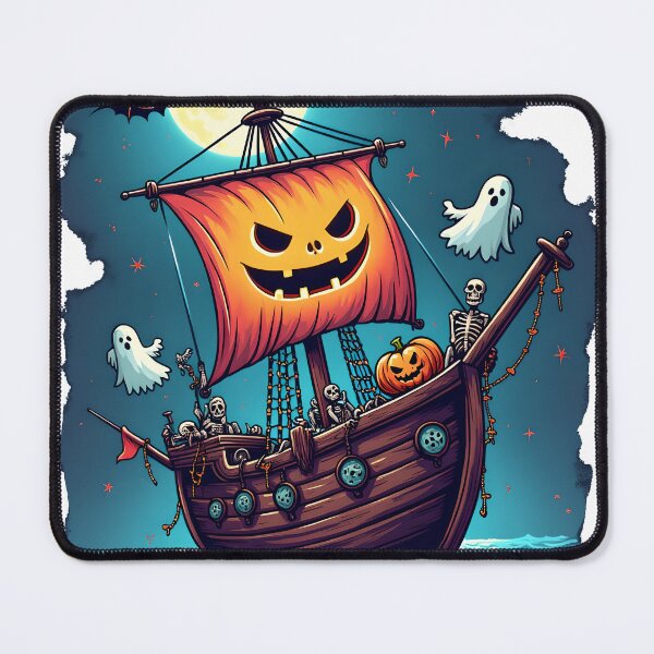 Item preview, Horror ship in halloween night designed and sold by kjp-design.