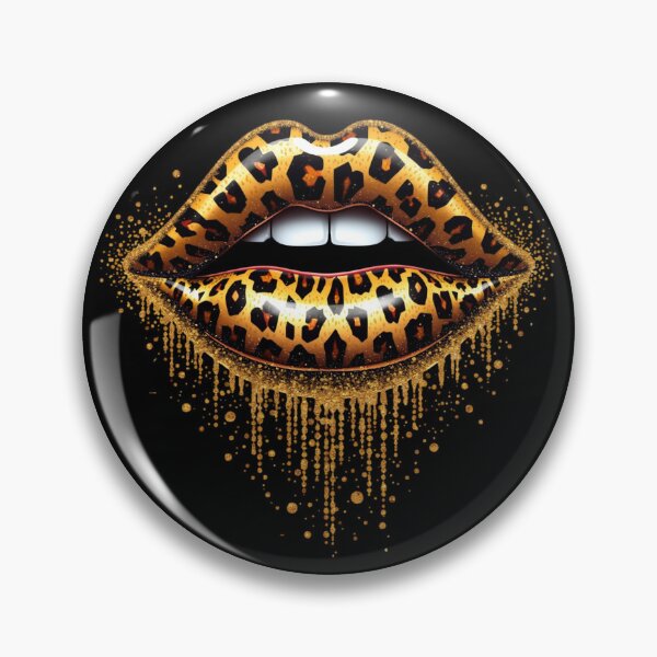 Item preview, leopard print lips designed and sold by jkrphoto.