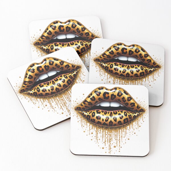 Item preview, leopard print lips designed and sold by jkrphoto.