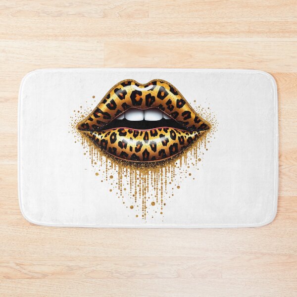 Item preview, leopard print lips designed and sold by jkrphoto.