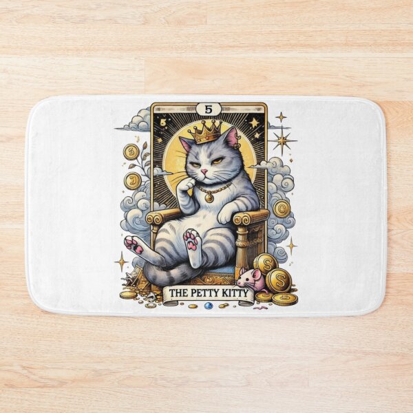 Item preview, Funny Cat boss Tarot Playing Card designed and sold by JediKittenWars.