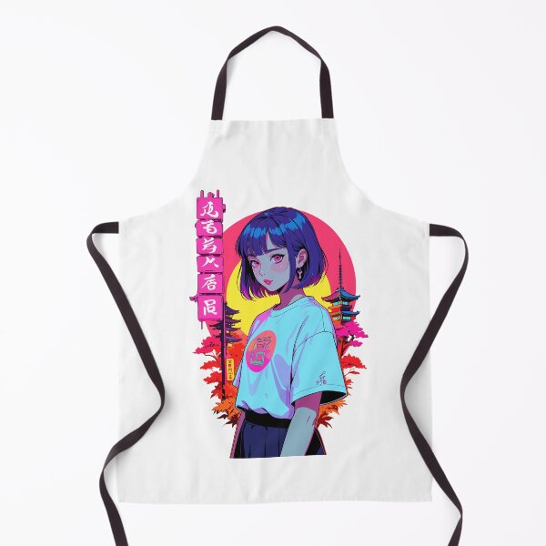 Item preview, Kunoichi Ninja Vaporwave Aesthetic Samurai Art designed and sold by LuminOrb.