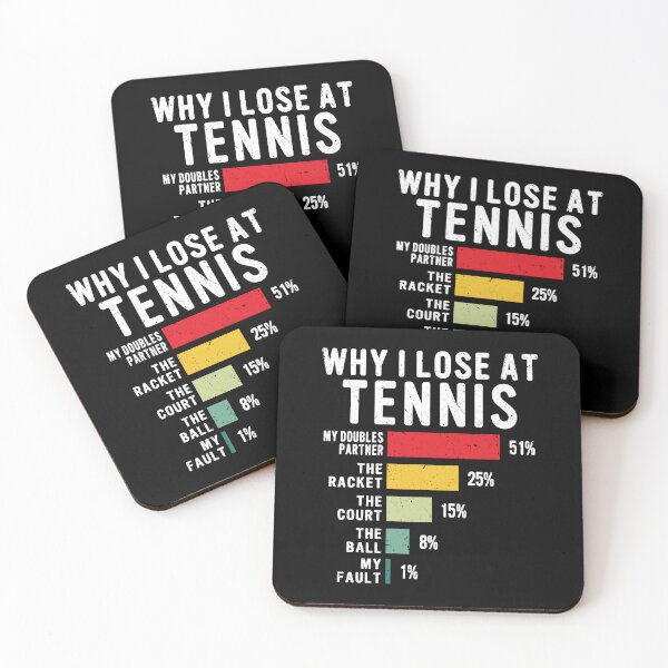 Item preview, Why I Lose At Tennis Humor Tennis Player Lover Quote designed and sold by GrahamEllis.