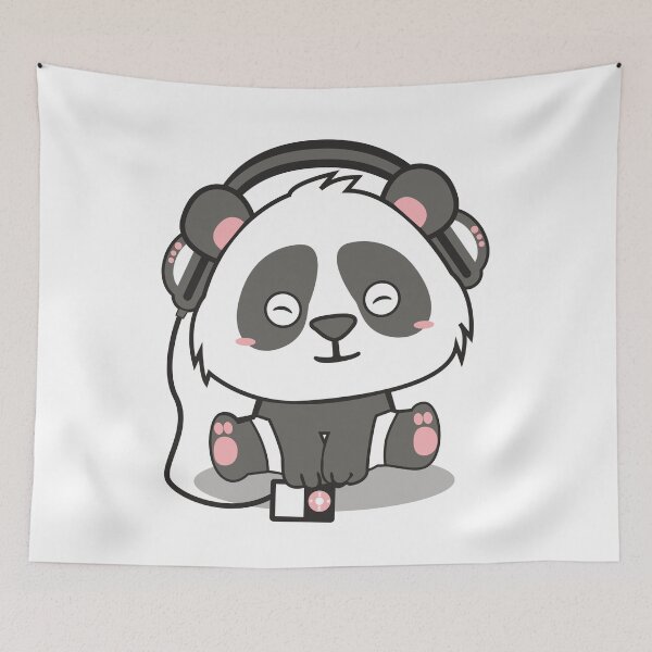 Item preview, Cute Panda Headset designed and sold by Moonpie90.