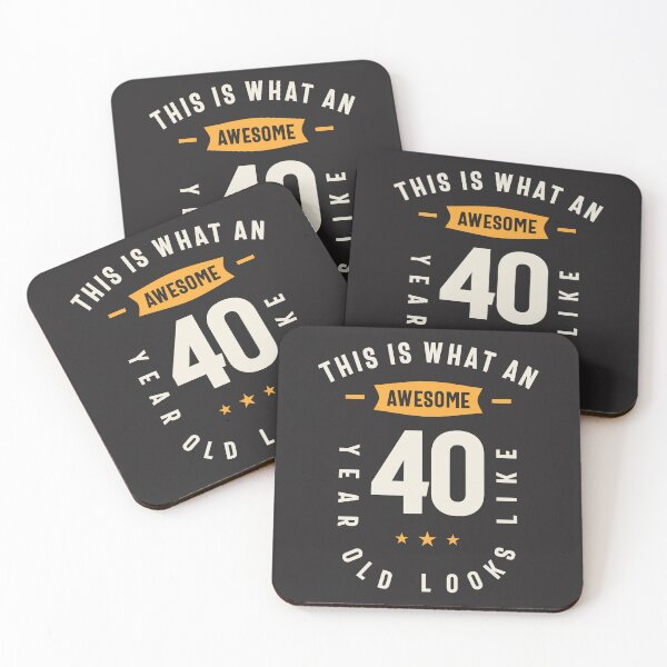 Item preview, This is What an Awesome 40 Years Old - 40th Birthday designed and sold by cidolopez.