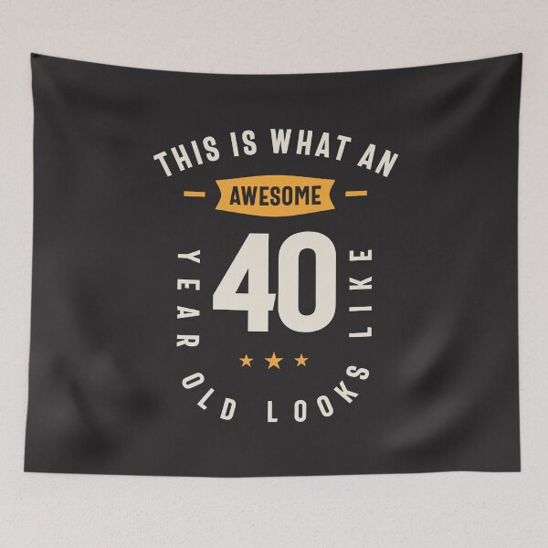 Item preview, This is What an Awesome 40 Years Old - 40th Birthday designed and sold by cidolopez.