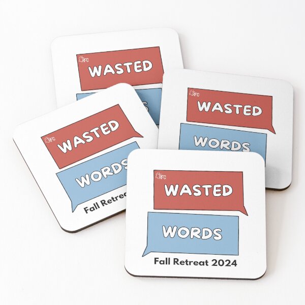 Item preview, Wasted words retreat designed and sold by kshanaynay.