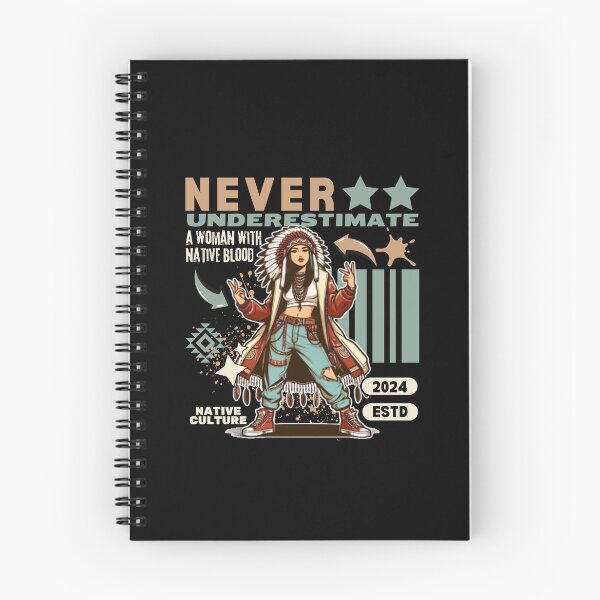 Item preview, Never underestimate a woman with native blood designed and sold by Peerless-Prime.