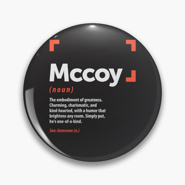 Artikelvorschau, McCoy Definition Personalisierter Name McCoy entworfen und verkauft von cidolopez.