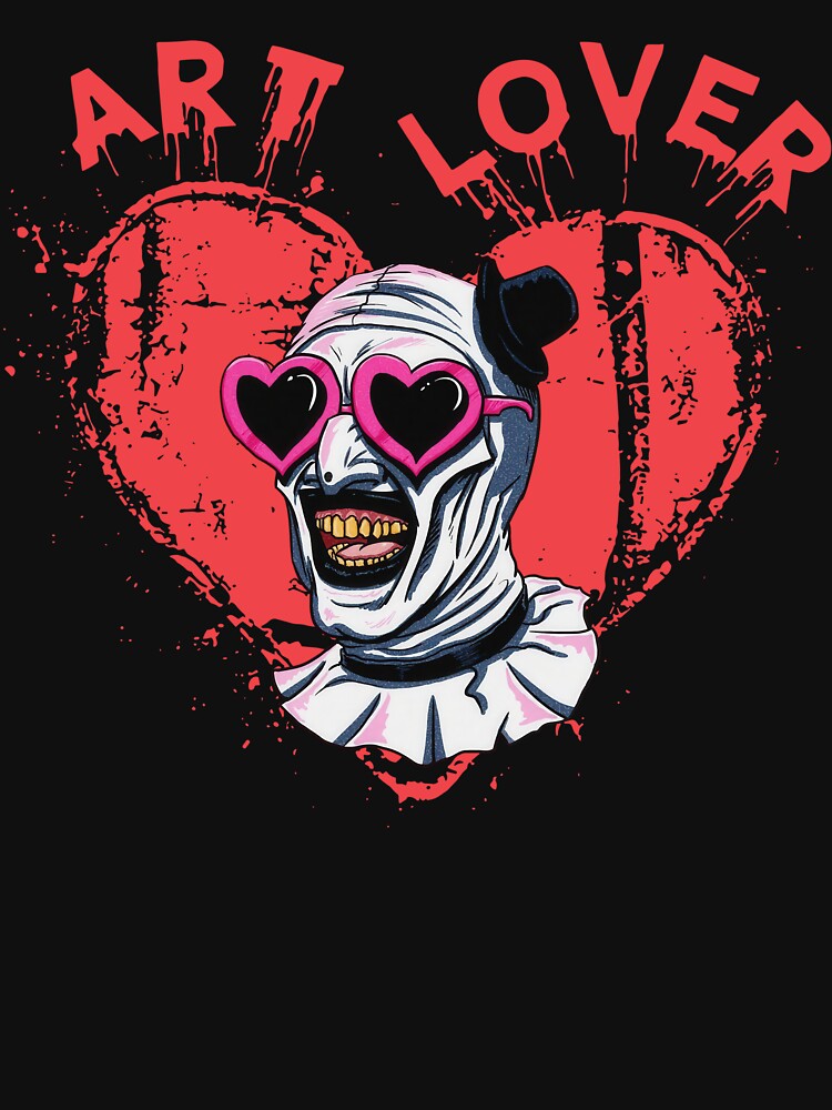 Thumbnail 7 of 7, Essential T-Shirt, Terrifier Art The Clown Lover designed and sold by sophia1z83wn.
