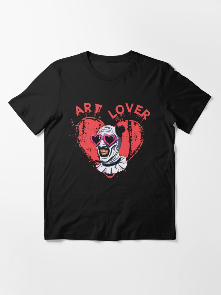 Thumbnail 3 of 7, Essential T-Shirt, Terrifier Art The Clown Lover designed and sold by sophia1z83wn.